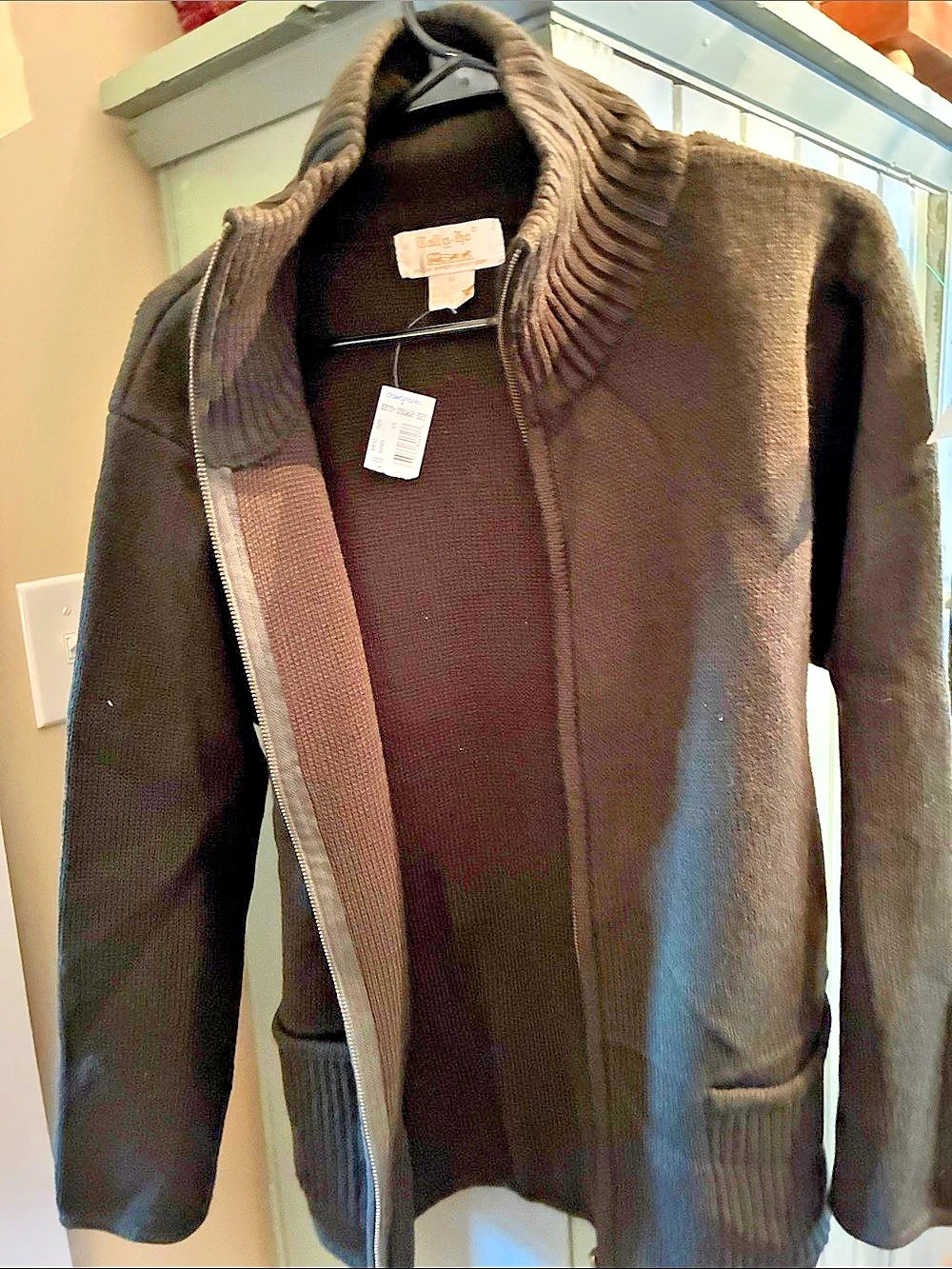Tally Ho hunter green Zip-Front Jacket Size Medium Like New
